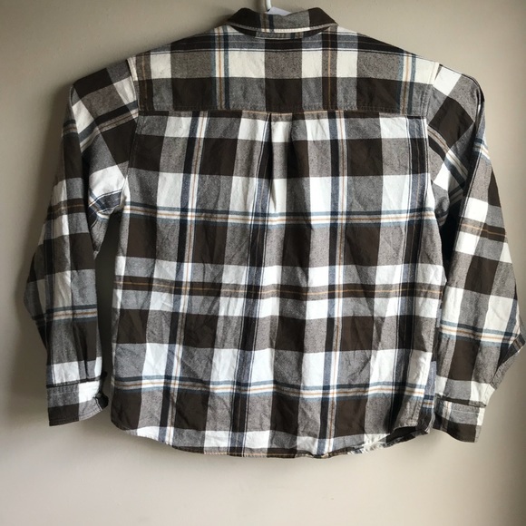 Woolrich Flannel Shirt XL Front Pocket 100% Cotton - Picture 4 of 7